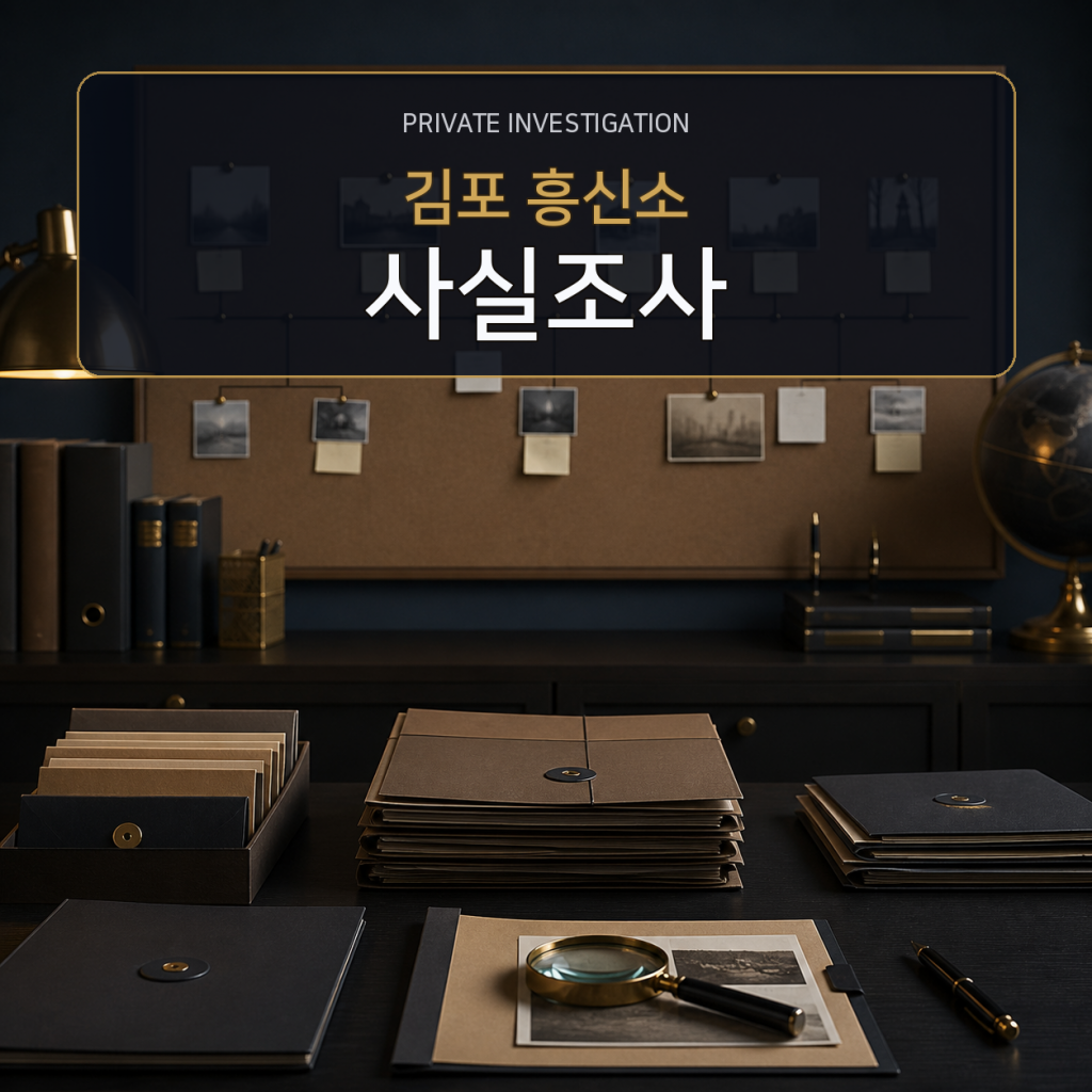 김포 사실관계 조사 전문 흥신소