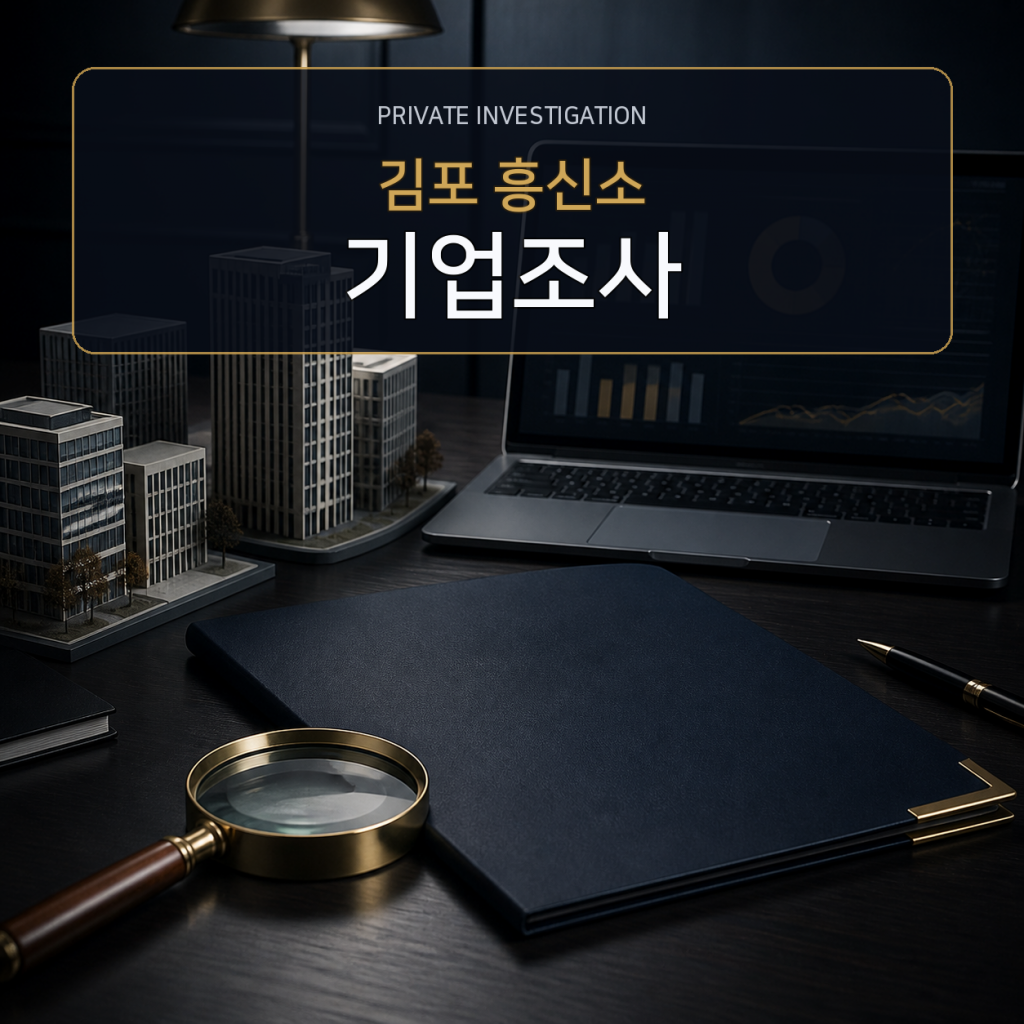 김포 기업·거래처 조사 전문 흥신소
